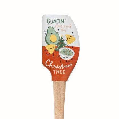 Tovolo Wood Handled Spatula: Guacin' Around the Christmas Tree