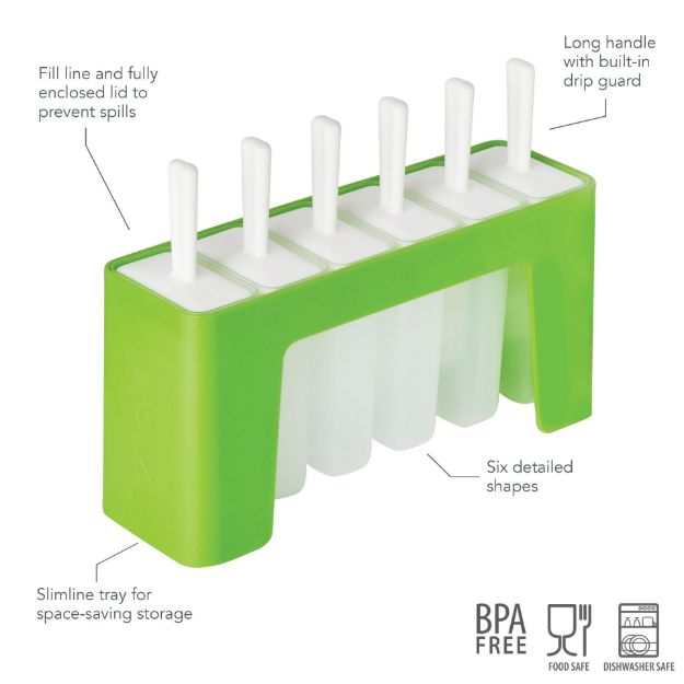 Tovolo Pop Molds with Slimline Tray: Groovy