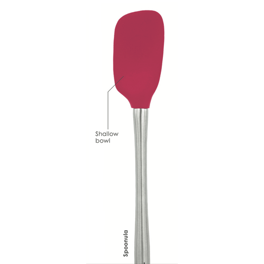 Tovolo Flex-Core Stainless Steel Handle Spoonula: Viva Magenta