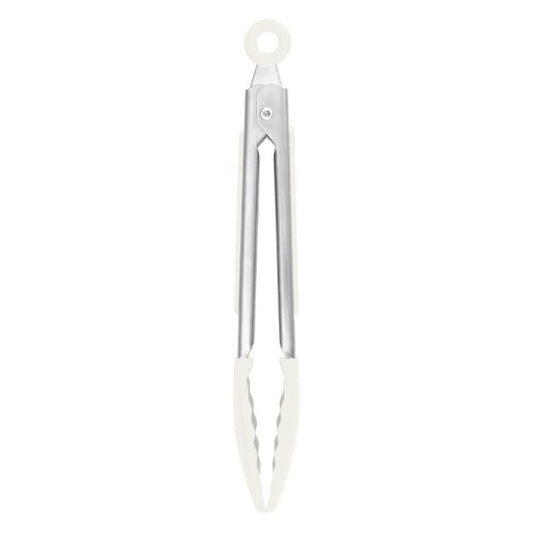 Tovolo Mini Silicone Tongs: White