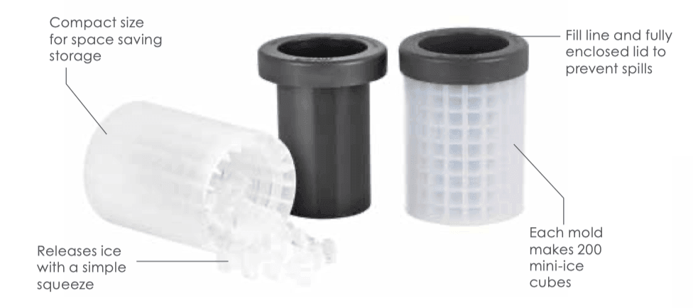 Tovolo Squeeze & Release Mini Ice Mold Set