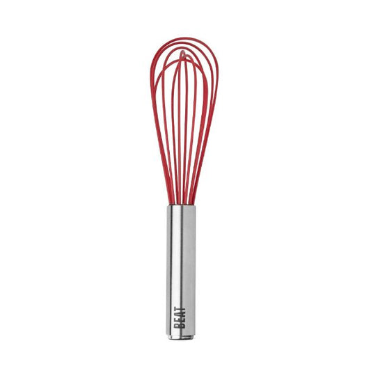 Tovolo Silicone Coated Stainless Steel Whisk:  9", Cayenne