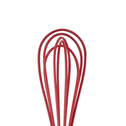 Tovolo Silicone Coated Stainless Steel Whisk:  6", Cayenne