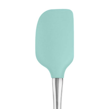 Tovolo Flex-Core Stainless Steel Handle Spatula: Aqua