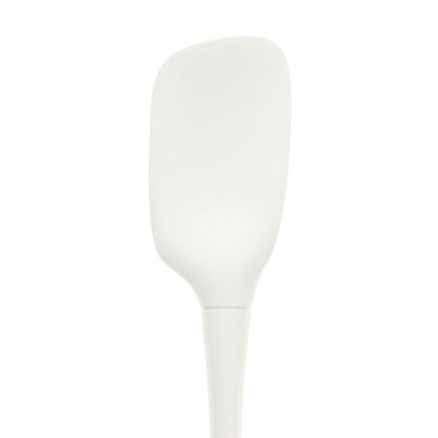 Tovolo Flex-Core All Silicone Spoonula: White