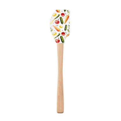 Tovolo Wood Handled Spatula: Vegetable Garden