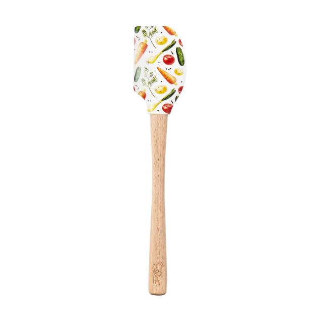 Tovolo Wood Handled Spatula: Vegetable Garden