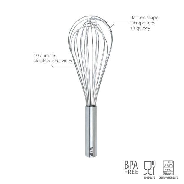 Tovolo Stainless Steel Whisk: 9", Balloon