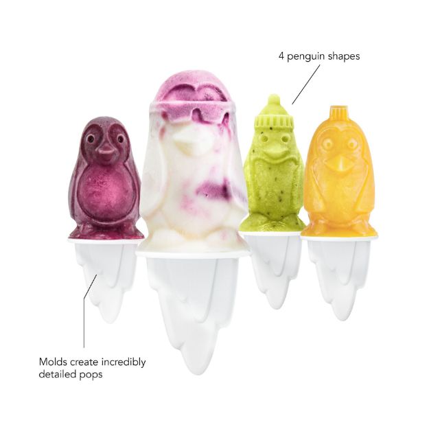 Tovolo Pop Molds with Slimline Tray: 3D, Penguins