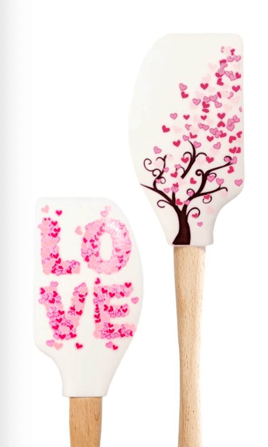 Tovolo Wood Handled Spatula: Love Tree