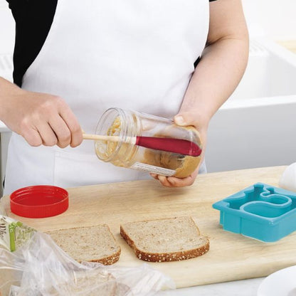 Tovolo Flex-Core Wood Handle Spatula Set (Set of 5): Cayenne