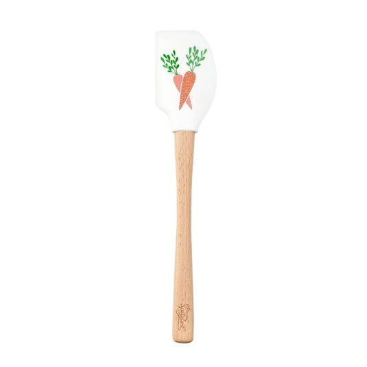Tovolo Wood Handled Spatula: Carrot Patch