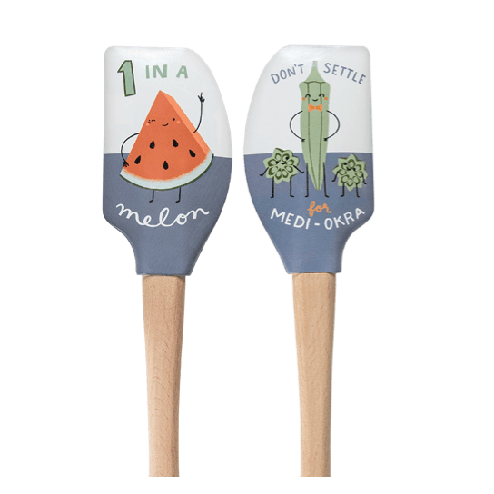 Tovolo Spectrum "Spatulart" Silicone Wood Handled Spatula