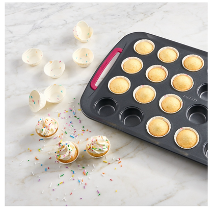 Trudeau Silicone Muffin Cups: Mini, Set of 24, Confetti