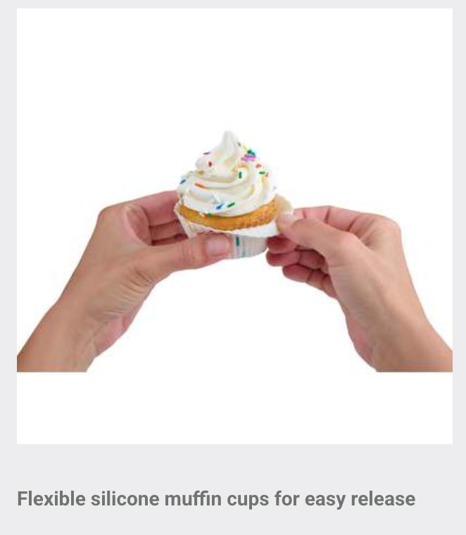 Trudeau Silicone Muffin Cups: Standard, Set of 12, Confetti