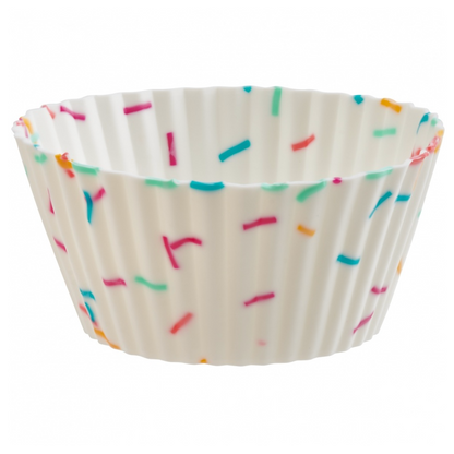 Trudeau Silicone Muffin Cups: Standard, Set of 12, Confetti