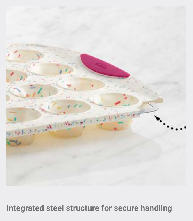 Trudeau Silicone Muffin Pan: Mini