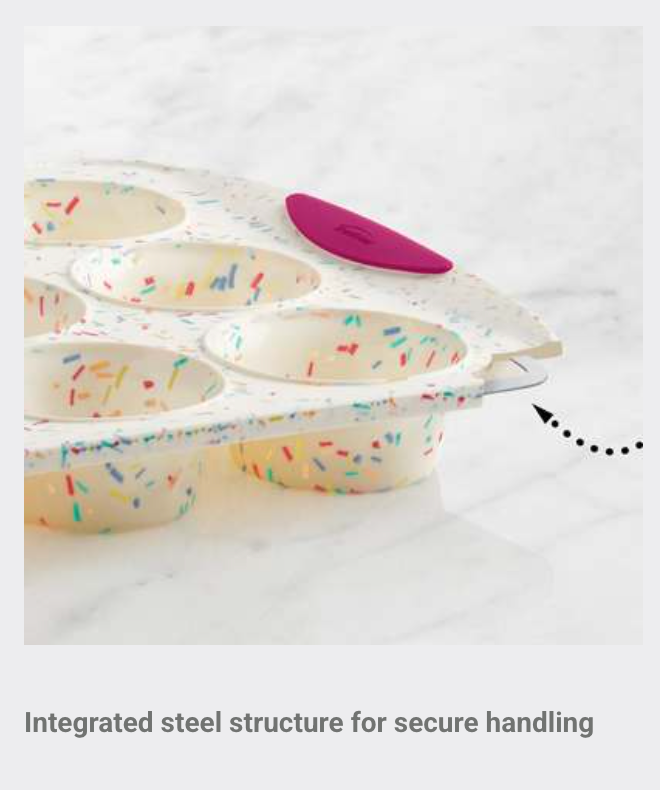 Trudeau Silicone Muffin Pan: Standard