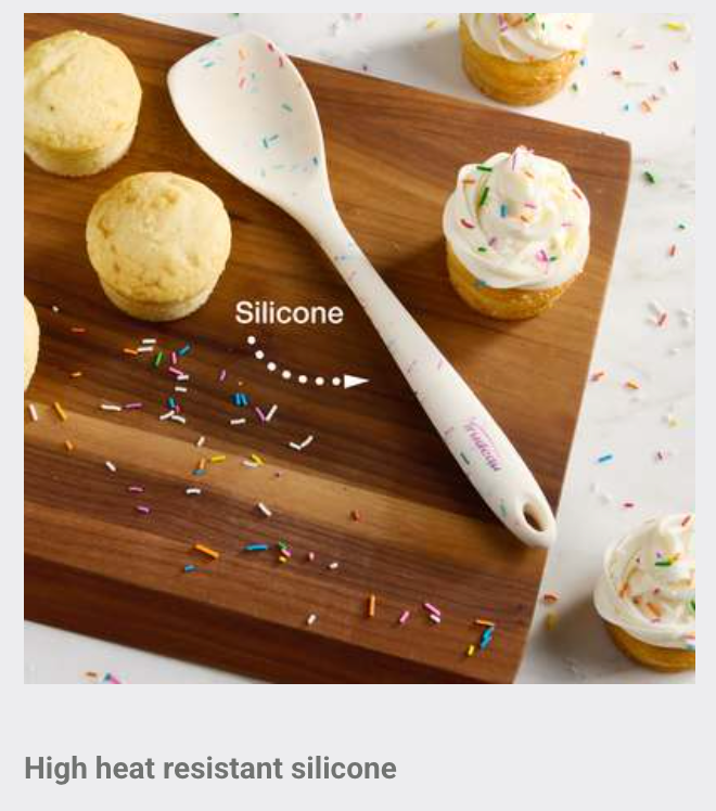 Trudeau Silicone Spoon Spatula Confetti: 11"