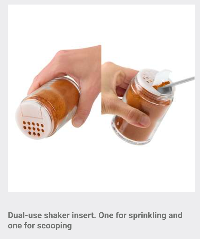 Trudeau Stacking Spice Bottle: Large