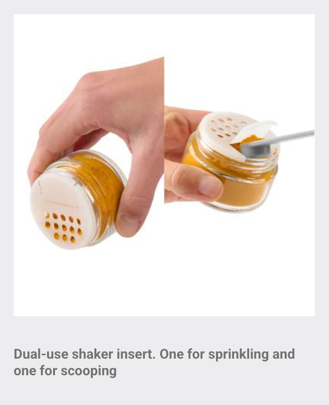 Trudeau Stacking Spice Bottle: Small