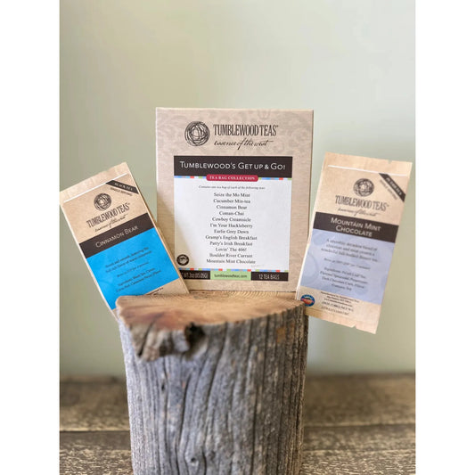 Tumblewood Teas Tea Bag Collection: Get Up & Go!