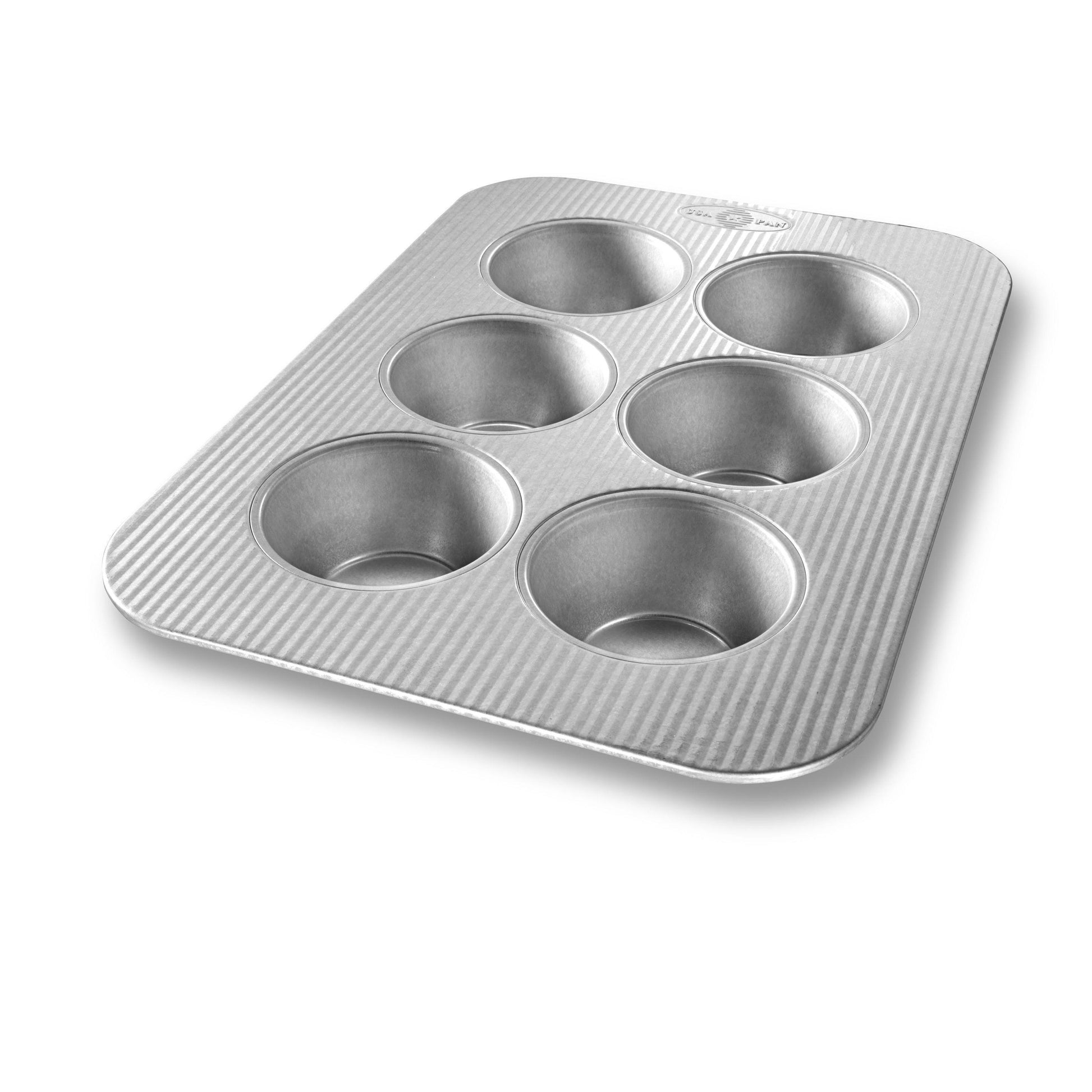 USA Pan Muffin Pan: 6 cup, Texas Size