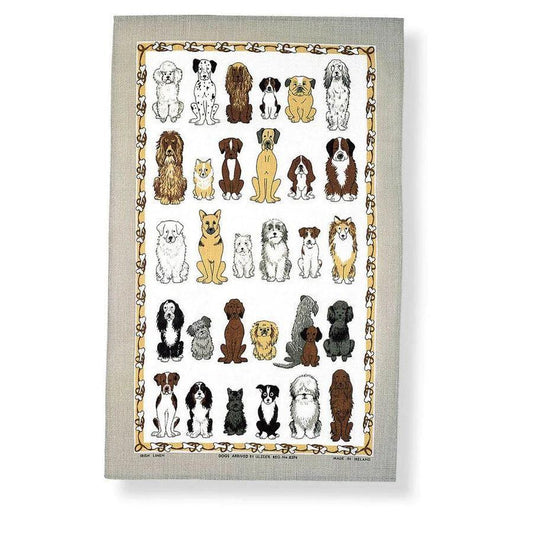 Ulster Weavers Tea Towel: Dogs Arrived