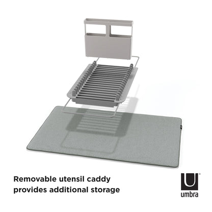Umbra Udry Over The Sink Dish Rack with Drying Mat
