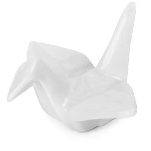 Urban Tokyo Porcelain Chopstick Rests: Origami Crane, White