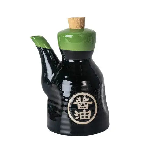 Urban Tokyo Soy Sauce Dispenser (7 oz.): Shoyu Kanji, Black