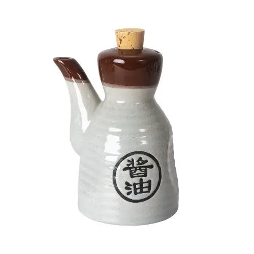 Urban Tokyo Soy Sauce Dispenser (7 oz.): Shoyu Kanji, White
