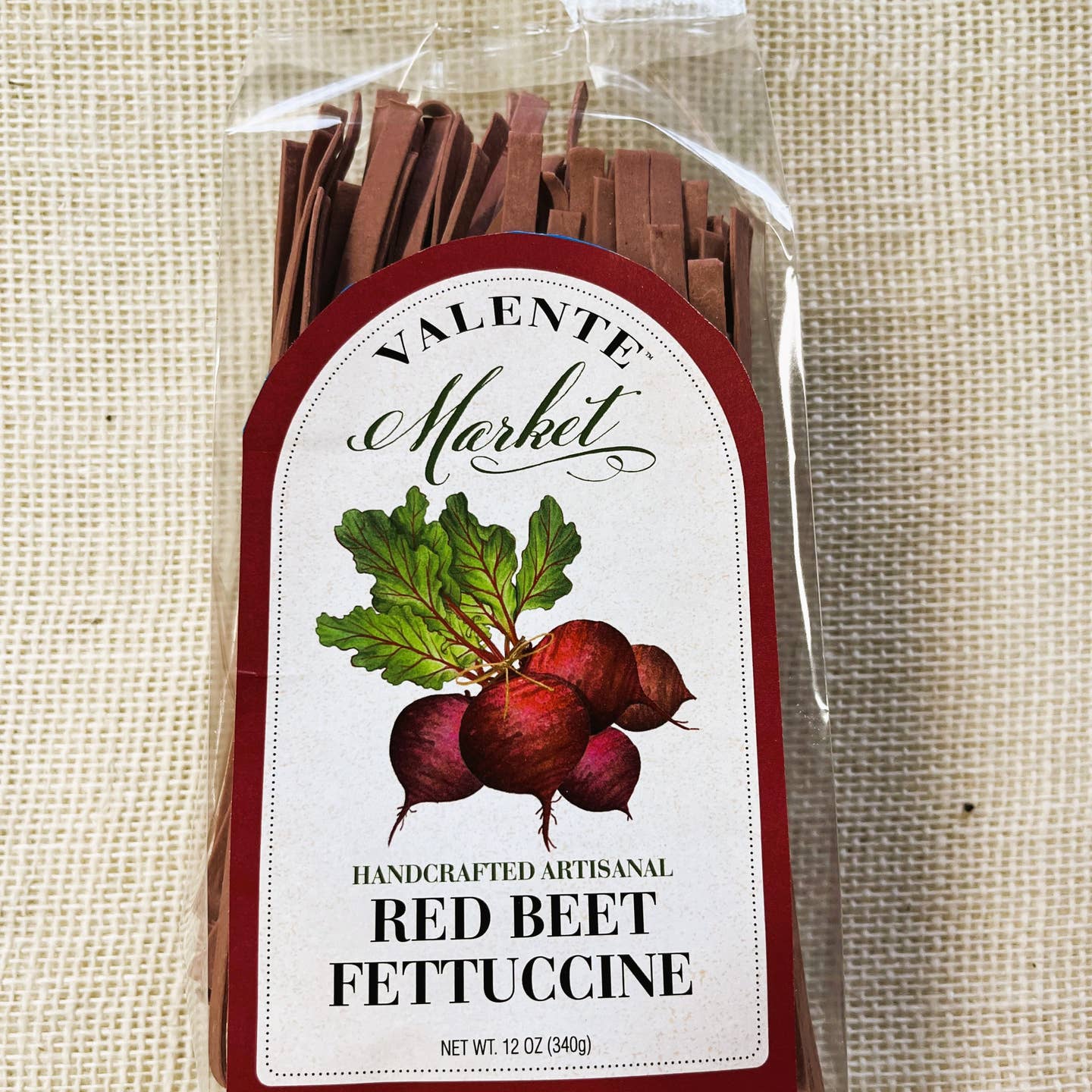 Valente Pasta: Red Beet Fettuccine