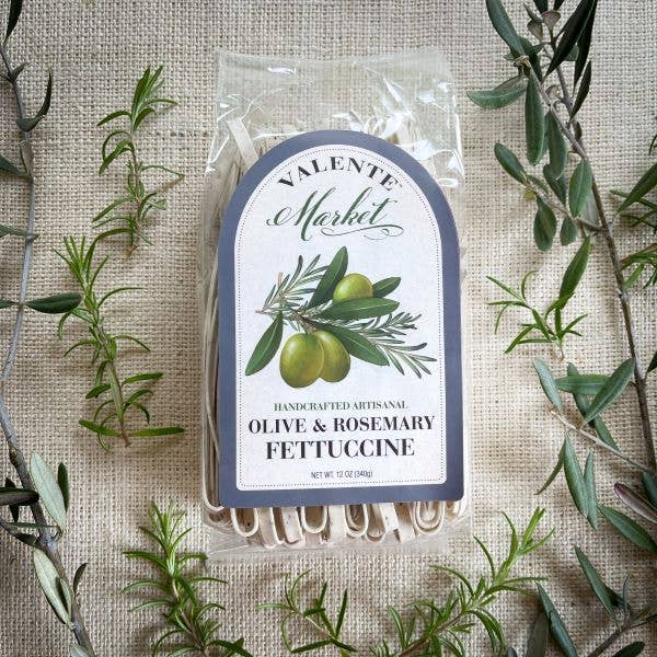 Valente Pasta: Rosemary Olive Fettuccine