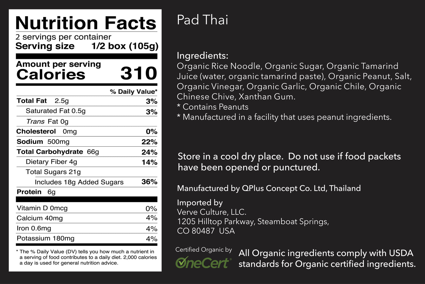 Verve Culture Thai For Two Cooking Kit: Pad Thai