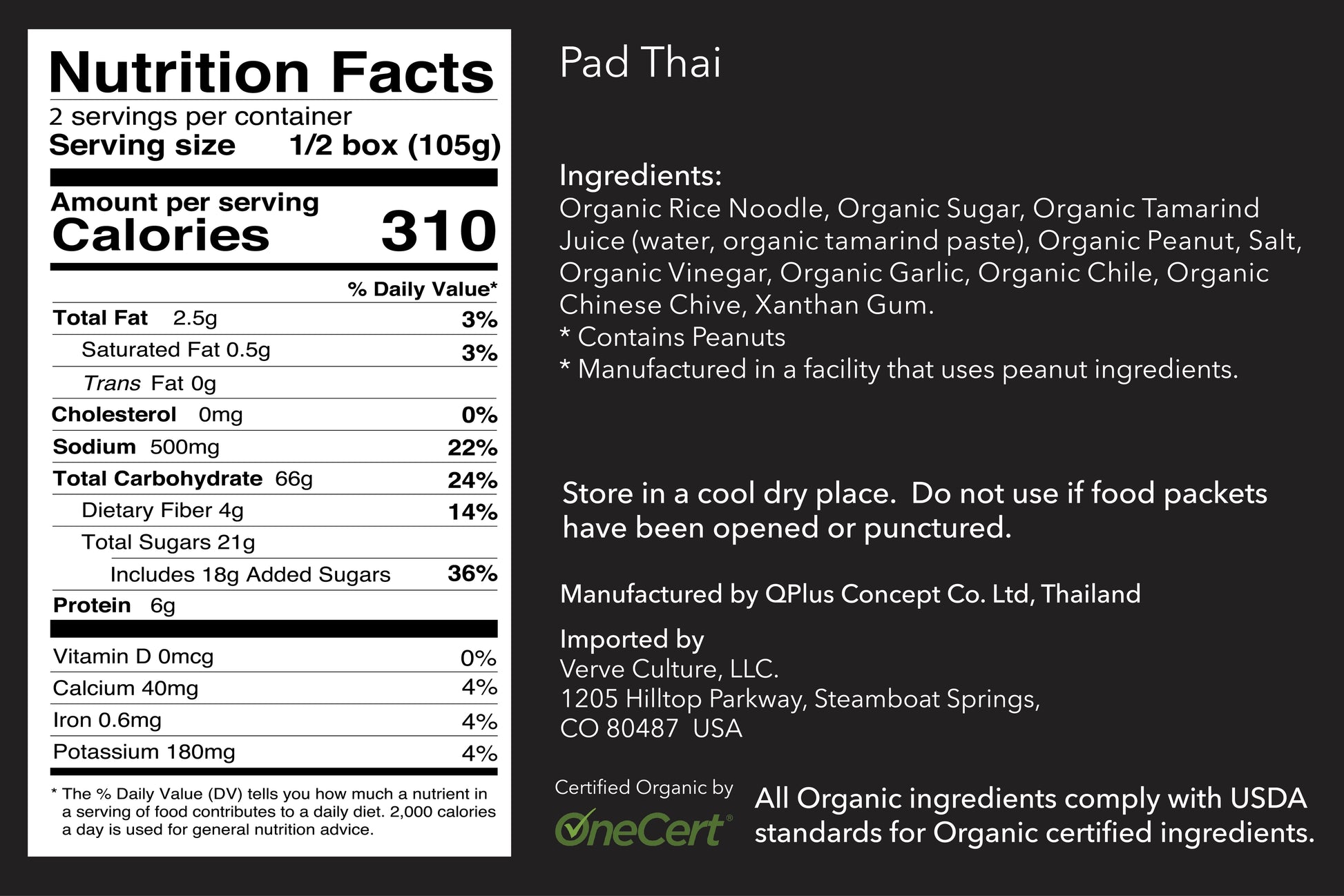 Verve Culture Thai For Two Cooking Kit: Pad Thai