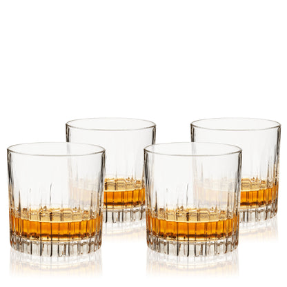 Viski Reserve Milo Glasses (Set of 4): Neat