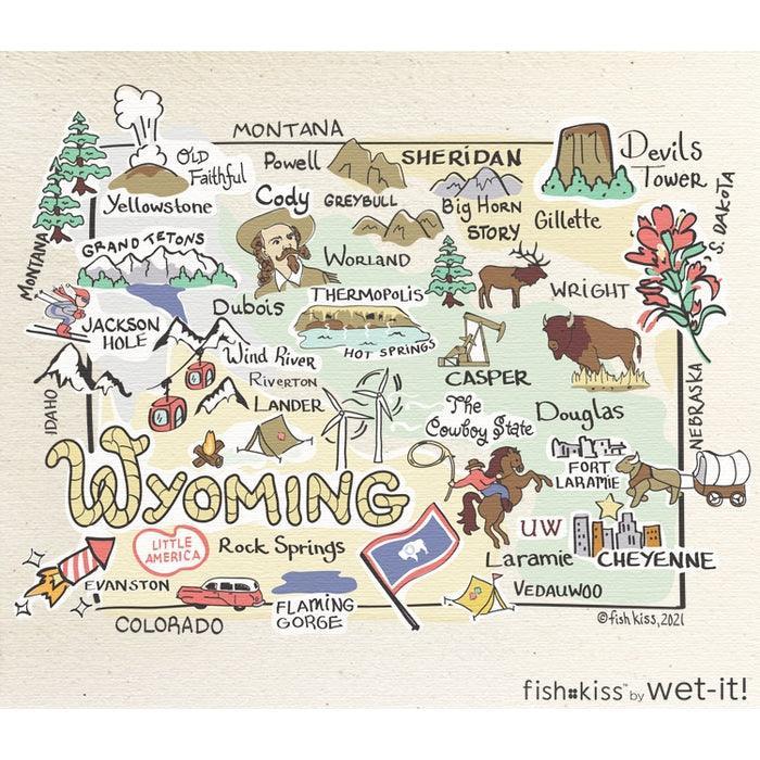 Wet-It! Swedish Dishcloth: Wyoming