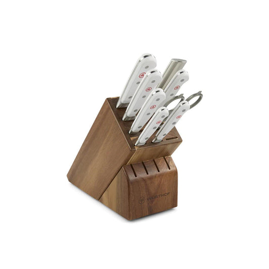 Wusthof Classic White Block Set: 9 Piece