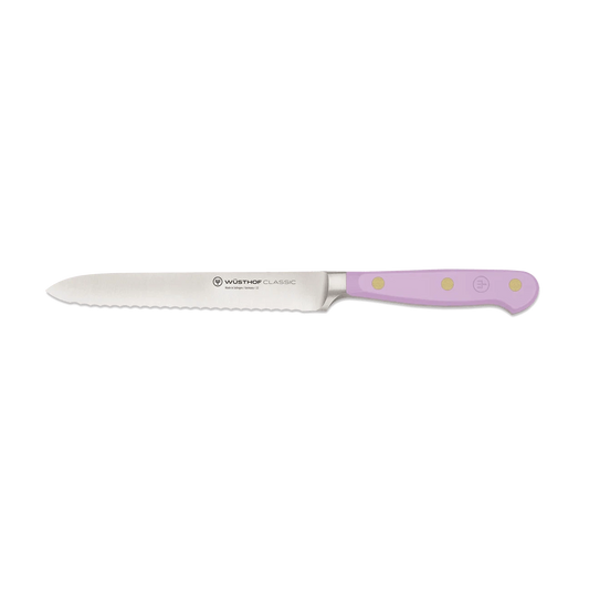 Wusthof Classic Purple Yam 5" Serrated Utility Knife