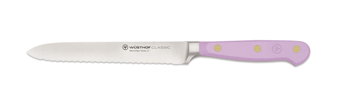 Wusthof Classic Purple Yam  5" Serrated Utility Knife