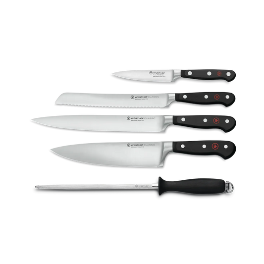 Wusthof Classic Set: 5 Piece Chef's Knife Set