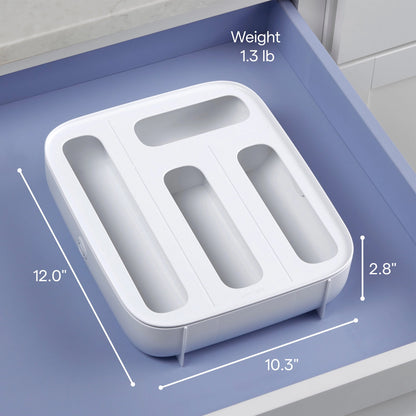 YouCopia Storabag™ Drawer Food Bag Dispenser, 4-Slot