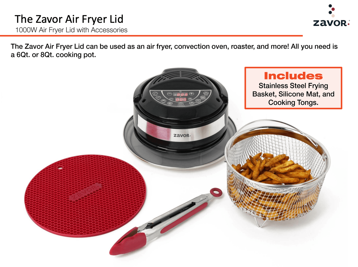 Zavor Air Fryer Lid