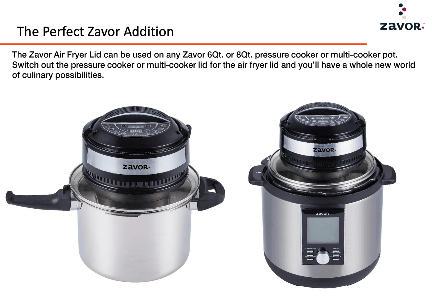 Zavor Air Fryer Lid