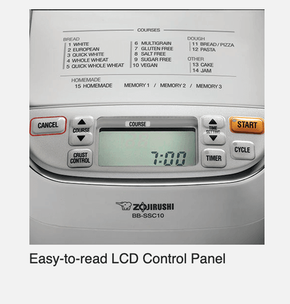 Zojirushi Bread Maker: Maestro