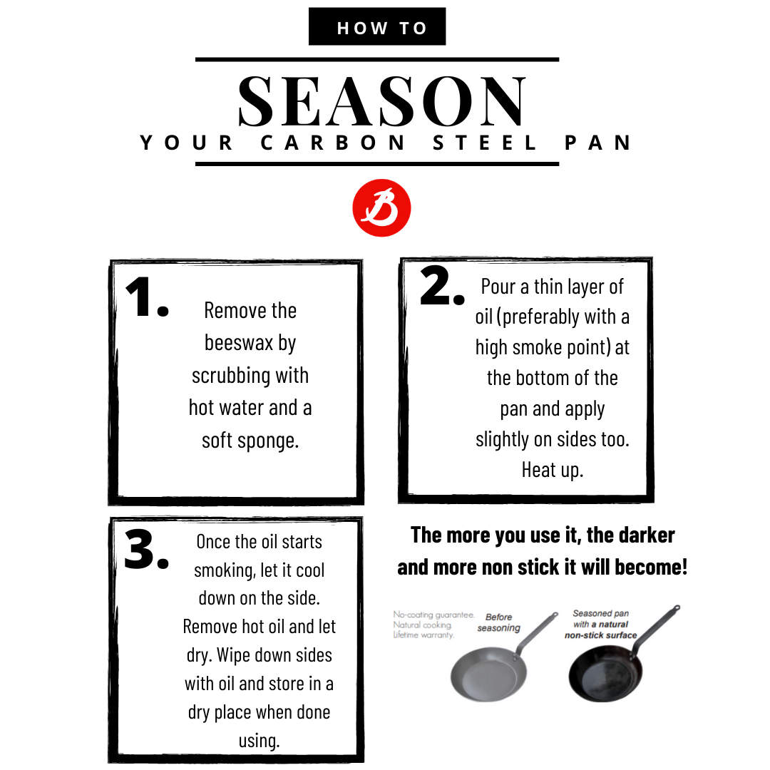 de Buyer MINERAL B Crepe & Tortilla Pan, 9.5"