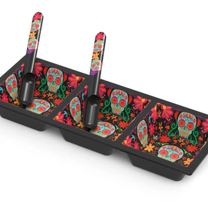 Prepara Three Section Tray: Day Of The Dead