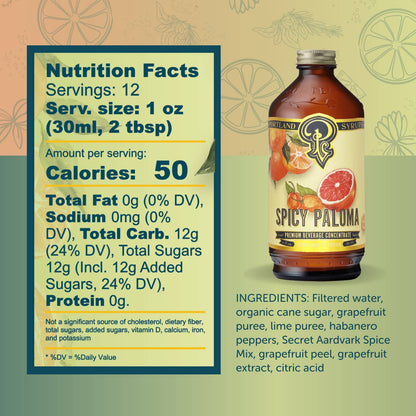 Portland Syrups Spicy Paloma Syrup