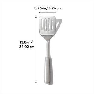 OXO Steel Cooking Turner, Slotted